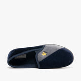 Zedzzz AARON Mens Full Slippers Navy/Grey
