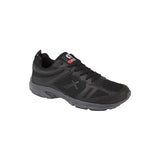 DEK JENSEN Mens Mesh Lace Up Trainers Black