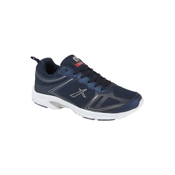 DEK JENSEN Mens Mesh Lace Up Trainers Navy