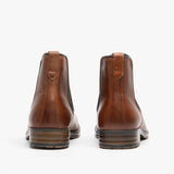 Roamers TOM Mens Oily Leather Ankle Boot Conker Brown