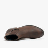 Roamers TOM Mens Oily Leather Ankle Boot Brown