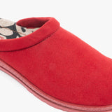 Rohde 2291 Womens Slip On Mule Slippers Cherry Red