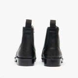 Grafters M391A Unisex Grain Leather Work Boots Black