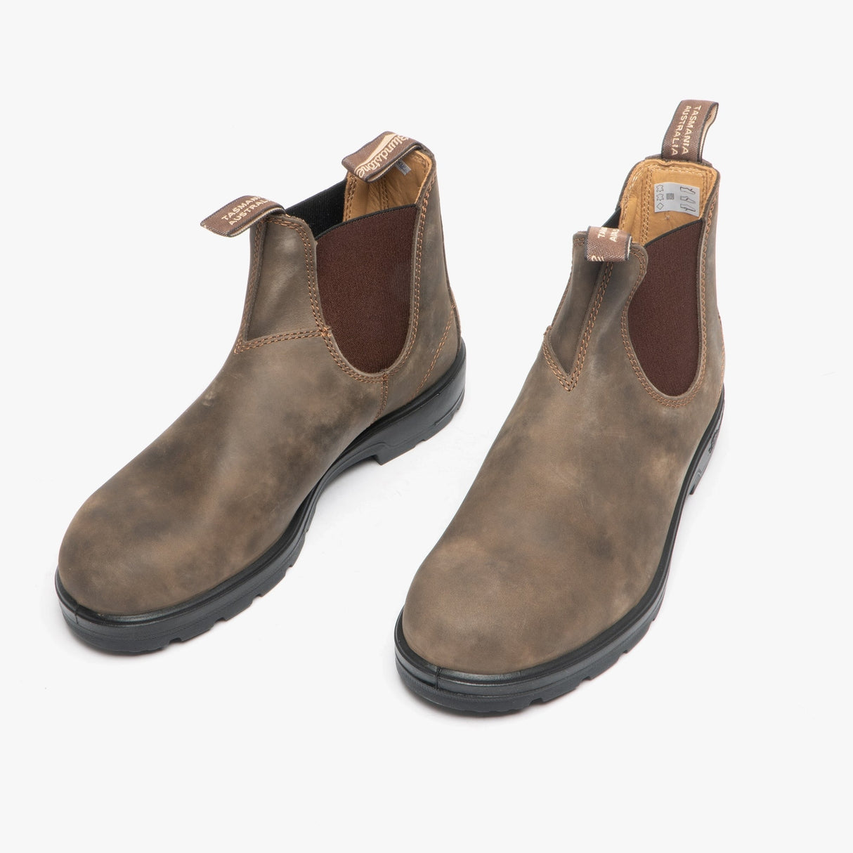 Blundstone 585 Unisex Premium Nubuck Chelsea Boots Rustic Brown