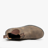 Blundstone 585 Unisex Premium Nubuck Chelsea Boots Rustic Brown