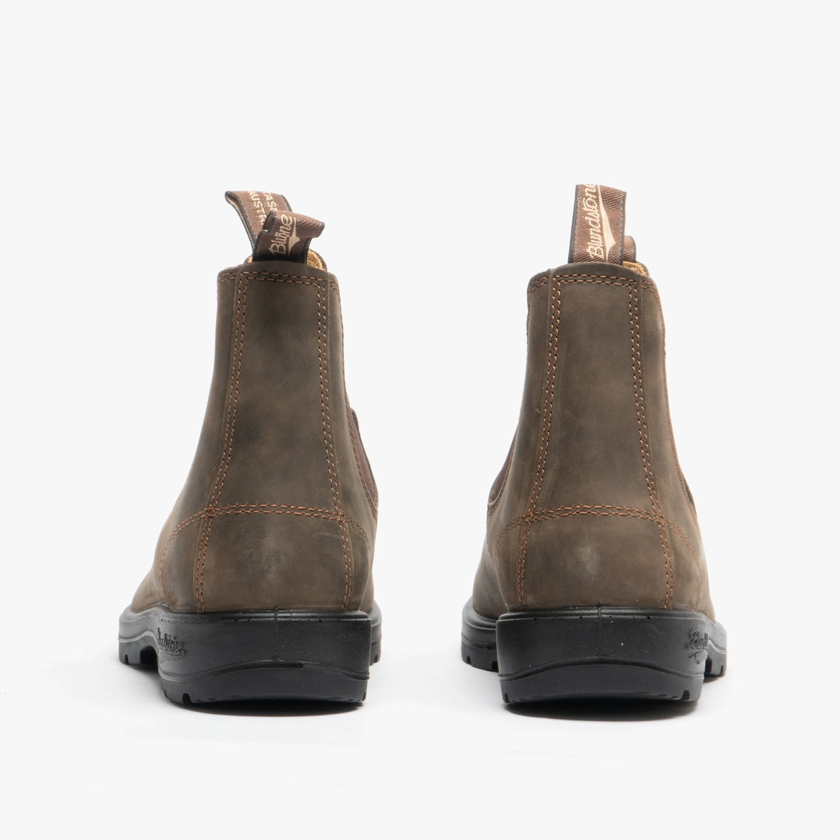 Blundstone 585 Unisex Premium Nubuck Chelsea Boots Rustic Brown