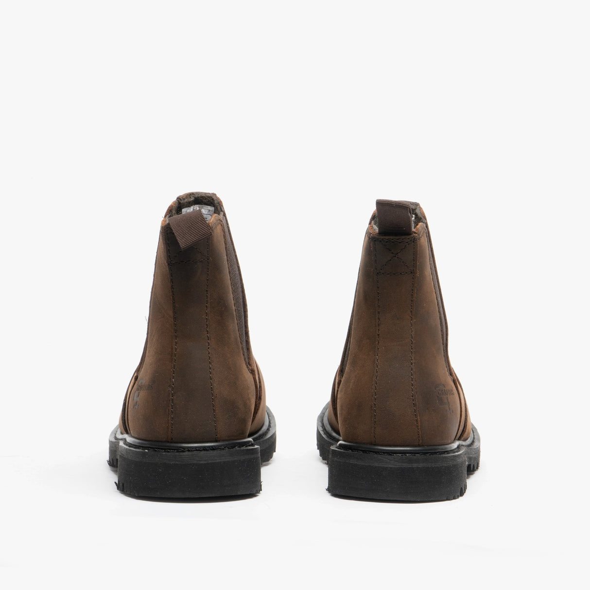 Grafters M539B Unisex Leather Dealer Safety Boots Brown