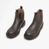 Grafters GRINDER Unisex Dealer Safety Boots Brown