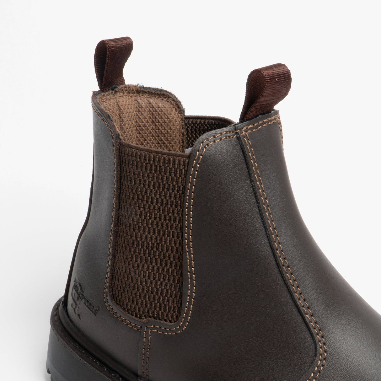 Grafters GRINDER Unisex Dealer Safety Boots Brown