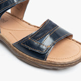 Josef Seibel DEBRA 19 Womens Leather Touch Fasten Sandals Denim