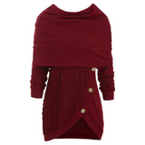 Pile pile collar hooded sweater