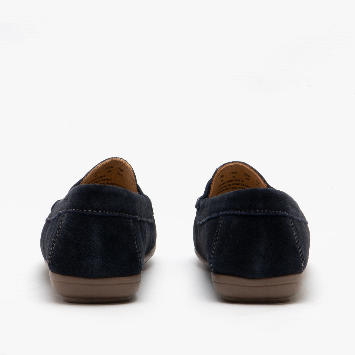 Hush Puppies MARGOT Womens Suede Loafers Navy