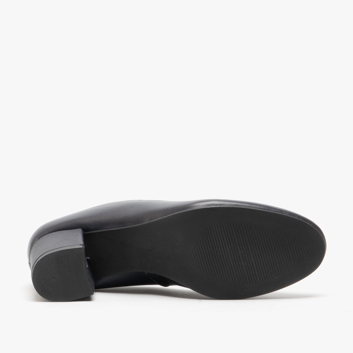 Hush Puppies ANNA Womens Leather Court Shoes Navy