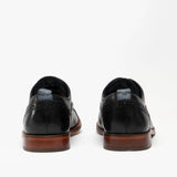 Base London CAST Mens Leather Brogue Shoes Black