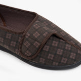 Comfylux PAUL Mens Full Slippers Brown