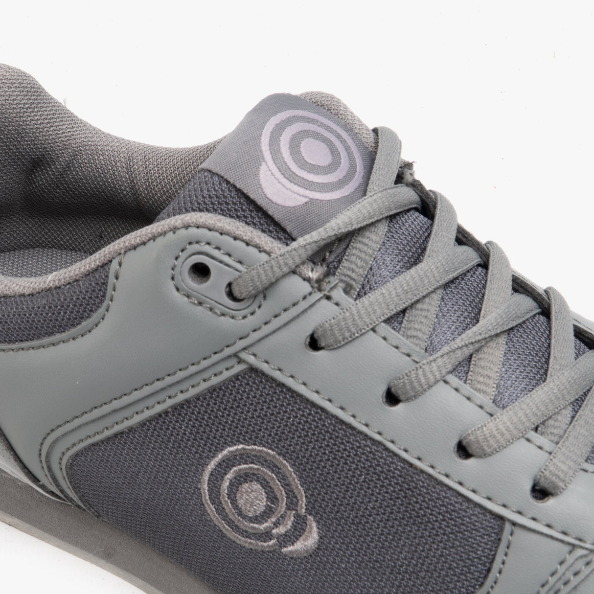 DEK JACK Mens Lace Up Trainer/Bowling Shoe Grey