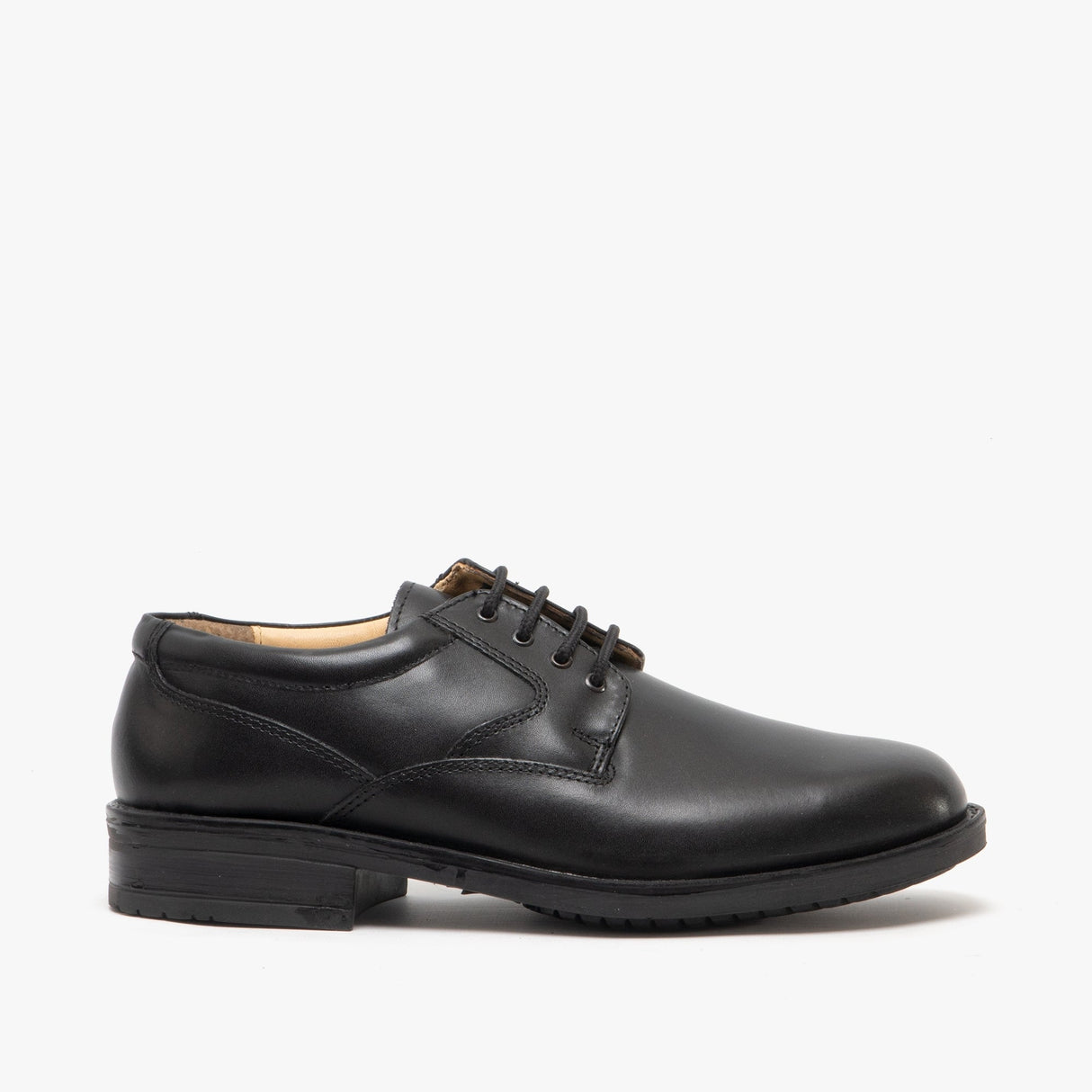 Roamers SPENCER Mens Lace-Up Gibson Shoes Black