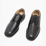 Roamers SPENCER Mens Lace-Up Gibson Shoes Black