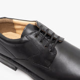 Roamers SPENCER Mens Lace-Up Gibson Shoes Black