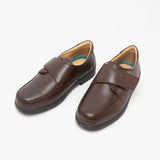 Roamers GRAHAM Mens Touch Close Light XXX Extra Wide Shoes Brown