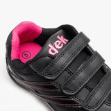 DEK Womens Triple Touch Fastening Trainers Black