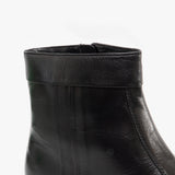 Scimitar GREG Mens Soft Leather Cuban Heel Boots Black
