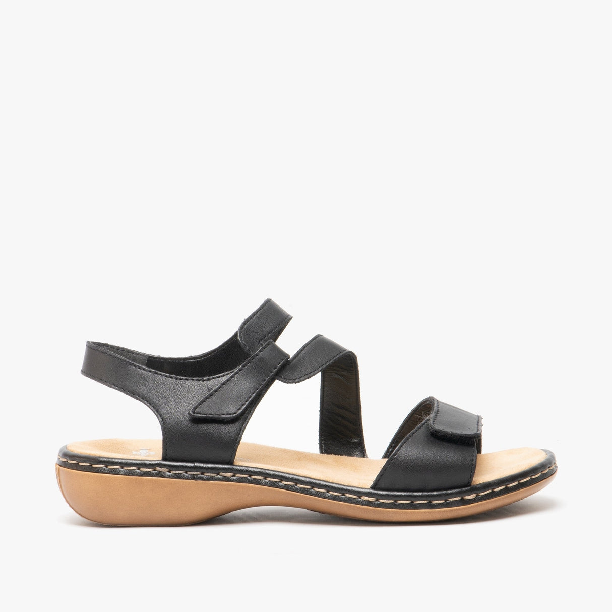 Rieker 659C7-00 Womens Sandals Black