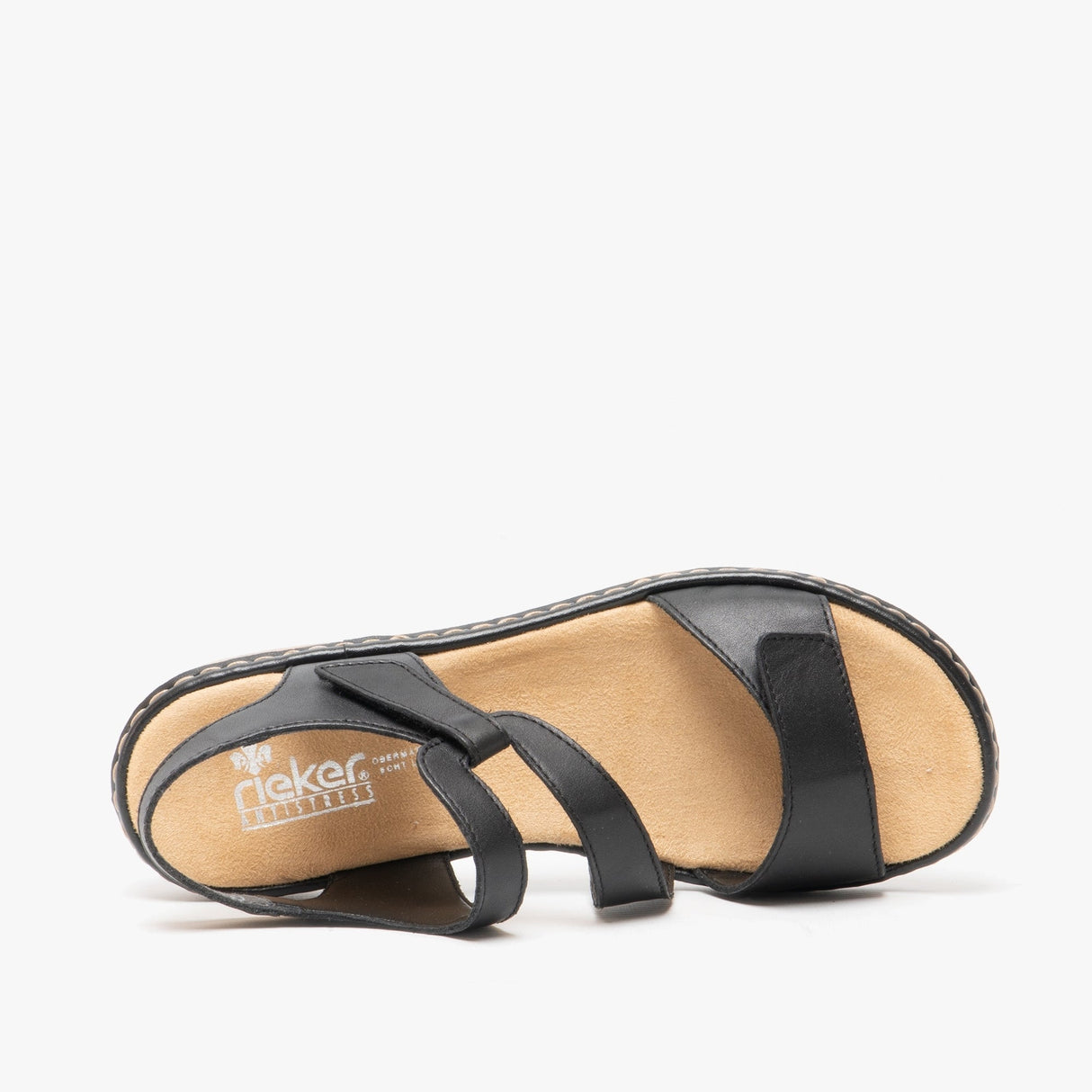 Rieker 659C7-00 Womens Sandals Black