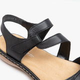 Rieker 659C7-00 Womens Sandals Black