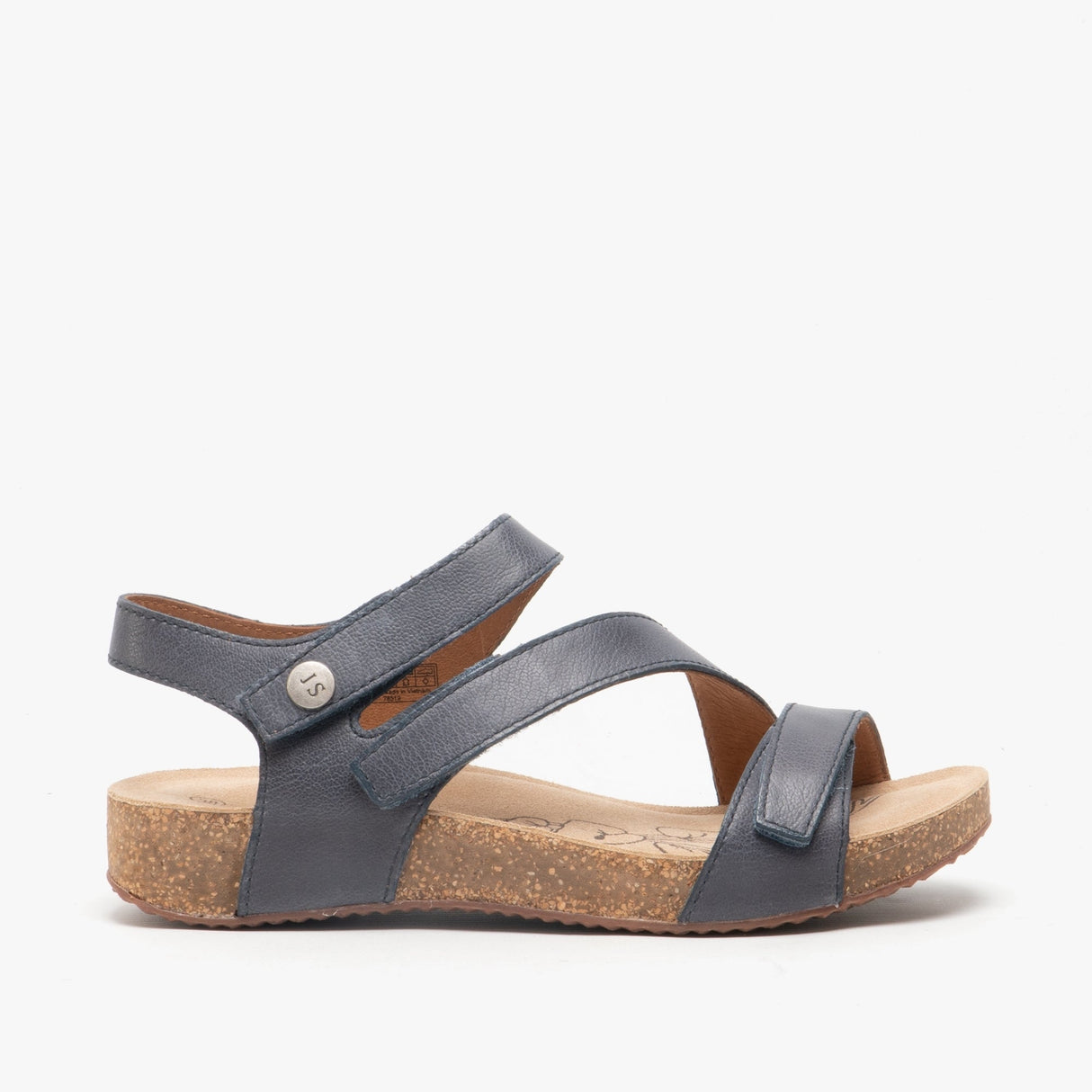 Josef Seibel TONGA 25 Womens Leather Touch Fasten Sandals Jeans