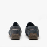 Hush Puppies ROSCOE Mens Nubuck Loafers Navy