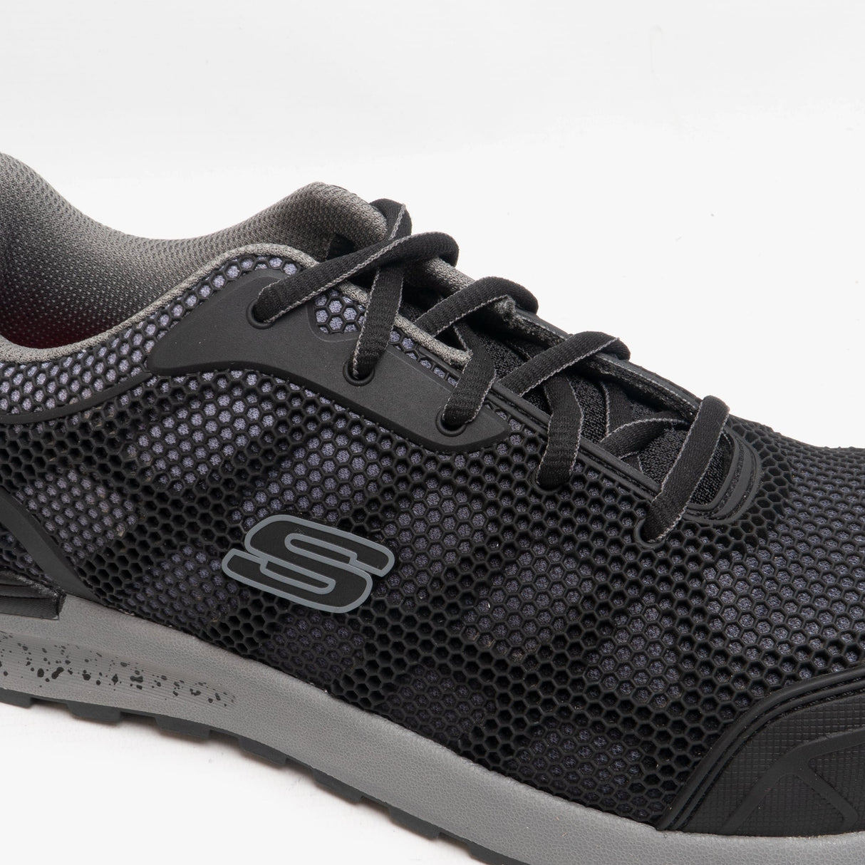 Skechers Work 77273EC BULKLIN - LYNDALE Womens Safety Trainers Black/Grey