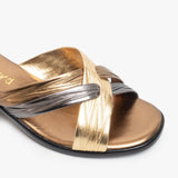 Boulevard KALEIGH Womens Heeled Slip On Mule Sandals Bronze