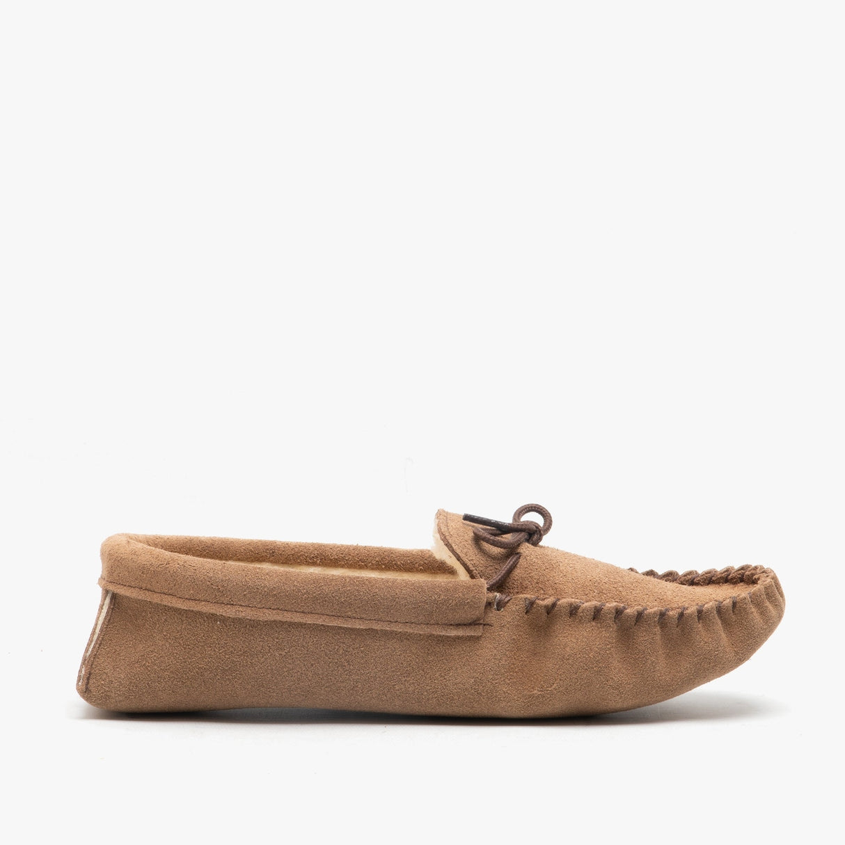 Mokkers JAKE Mens Suede Moccasins Taupe
