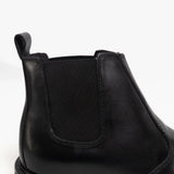 Roamers OLIVER Mens Twin Gusset Soft Leather Chelsea Boots Black