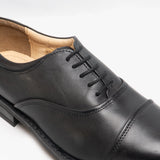 Roamers ADRIAN Mens Leather Oxford Smart Shoes Black