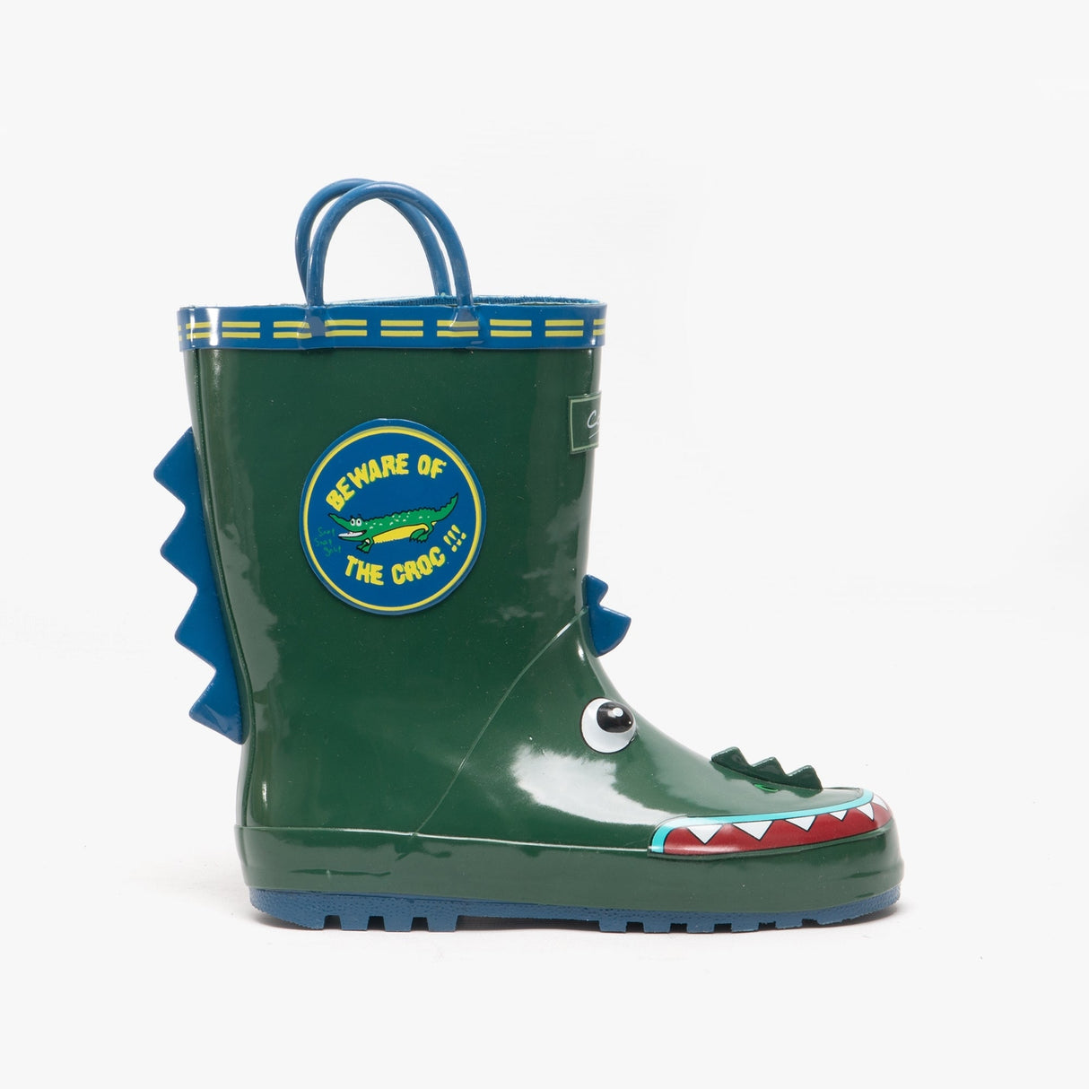 Cotswold PUDDLE BOOT Boys Rubber Wellington Boots Crocodile