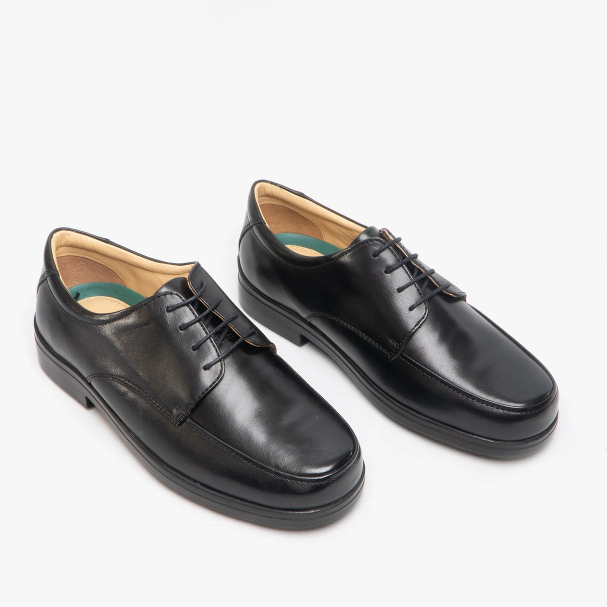 Roamers PETER Mens Lace-up Light XXX Extra Wide Shoes Black