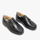 Roamers PETER Mens Lace-up Light XXX Extra Wide Shoes Black