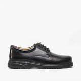 Roamers LOWELL Mens Leather Wide (E) Fit Shoes Black