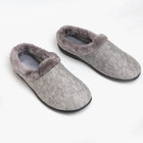 HOS Comfort SOPHIE Womens Textile Knit Mules Grey