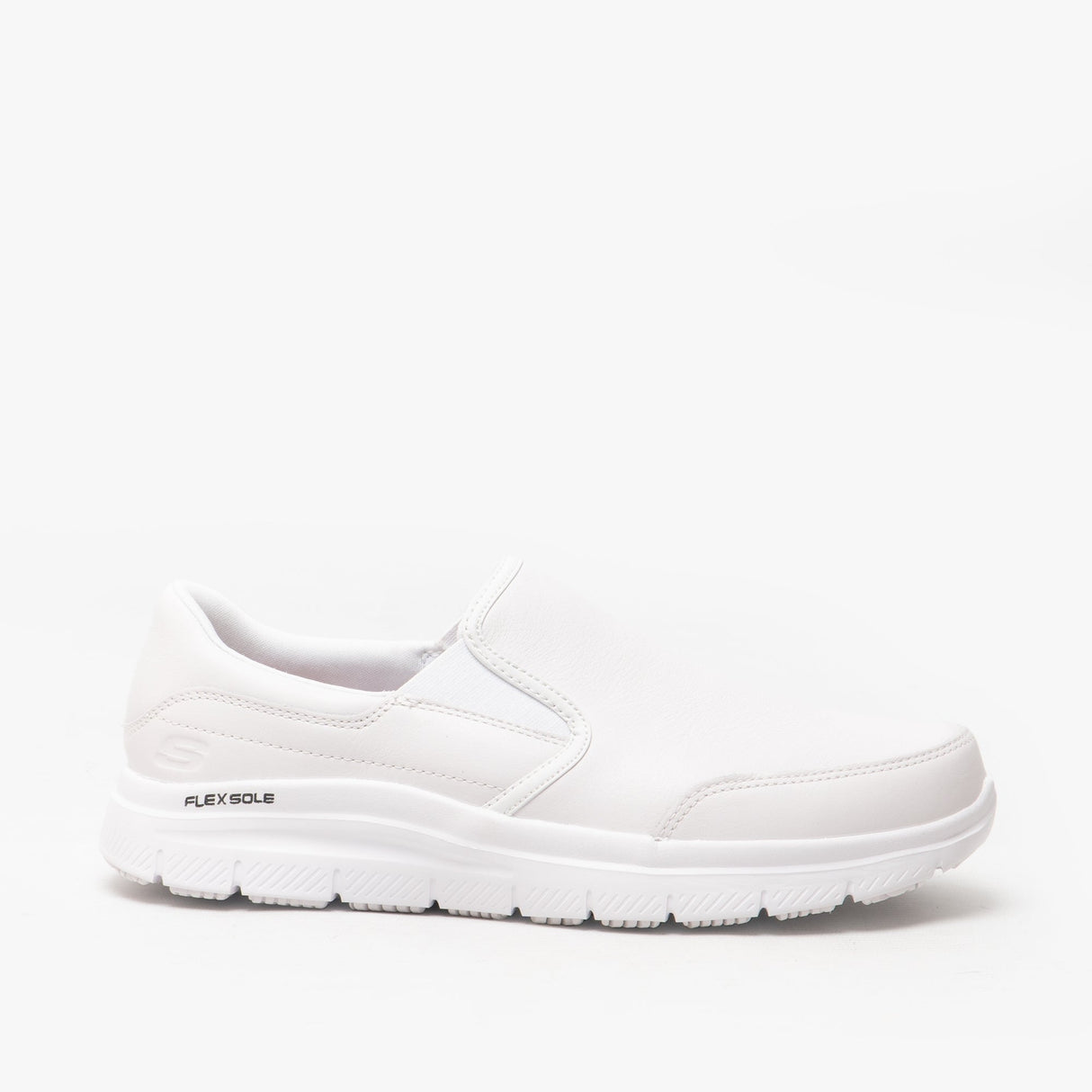 Skechers Work 77071EC FLEX ADVANTAGE- BRONWOOD SR Mens Occupational Shoes White