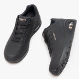 Skechers 73690/BBK UNO STAND ON AIR Womens Trainers Black