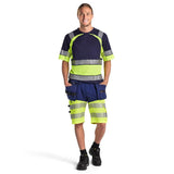 Blaklader 1596 Hi-Vis Stretch Holster Pocket Work Shorts