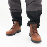 Skechers Work 77009EC WORKSHIRE Mens Safety Boots Brown
