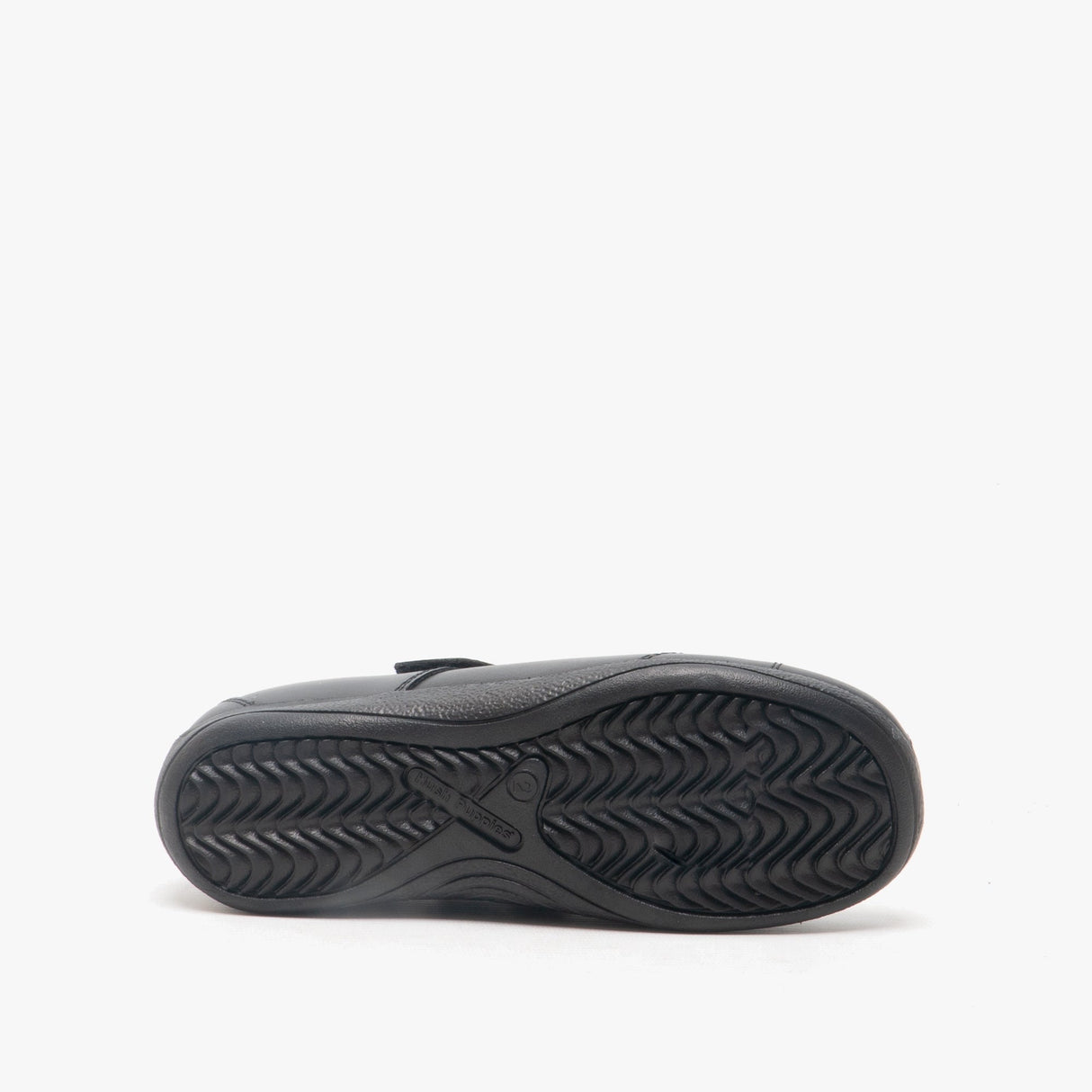 Hush Puppies CLARA JNR Girls Leather School Shoes Black