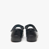 Hush Puppies CLARA JNR Girls Leather School Shoes Black