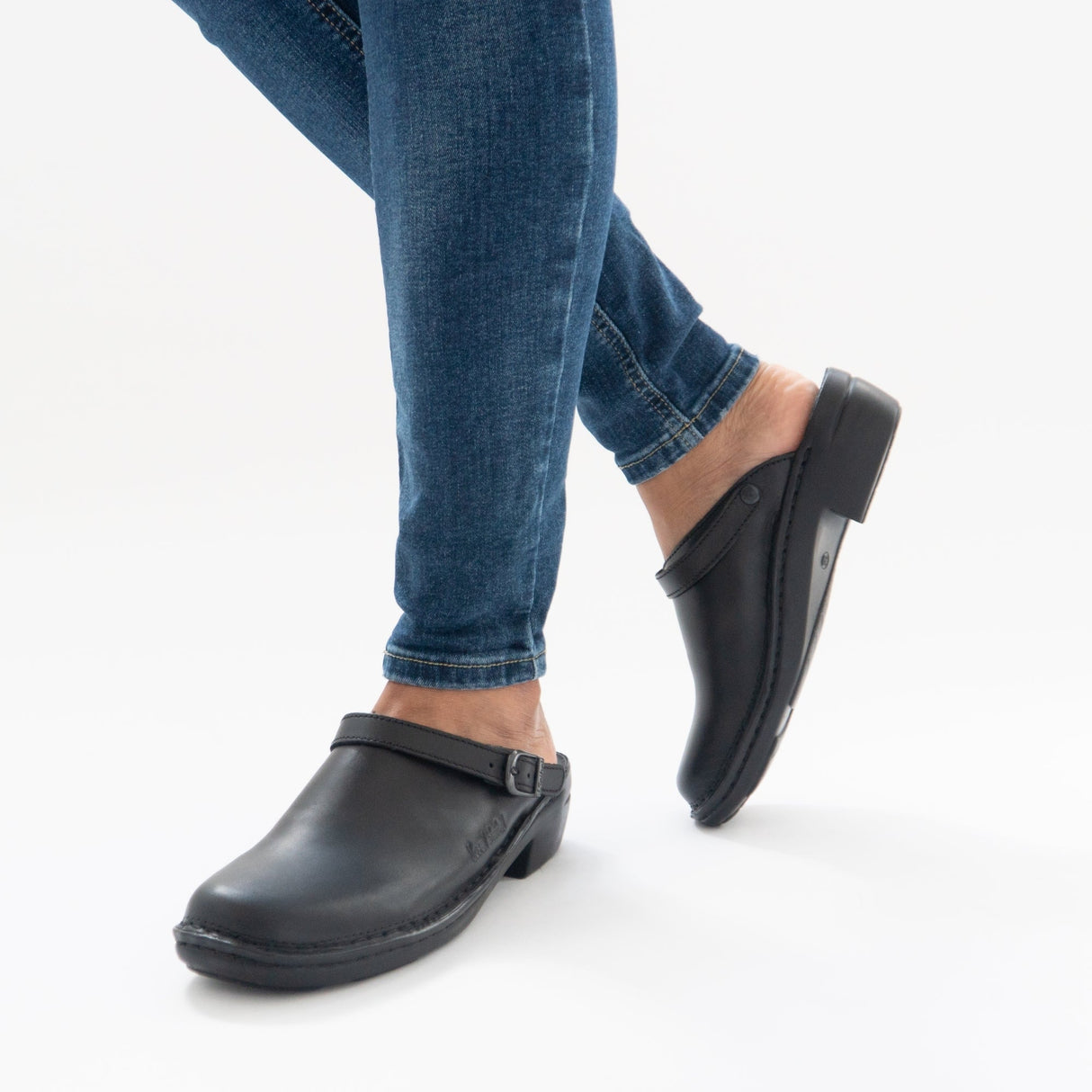 Josef Seibel BETSY Womens Leather Mule Clogs Black