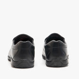 Hush Puppies ELIJAH Boys Leather School Shoes Black