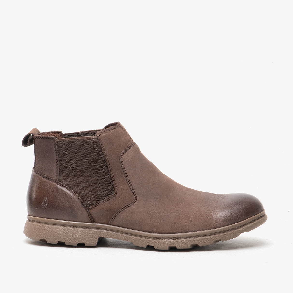 Hush Puppies TYRONE Mens Nubuck Boots Brown